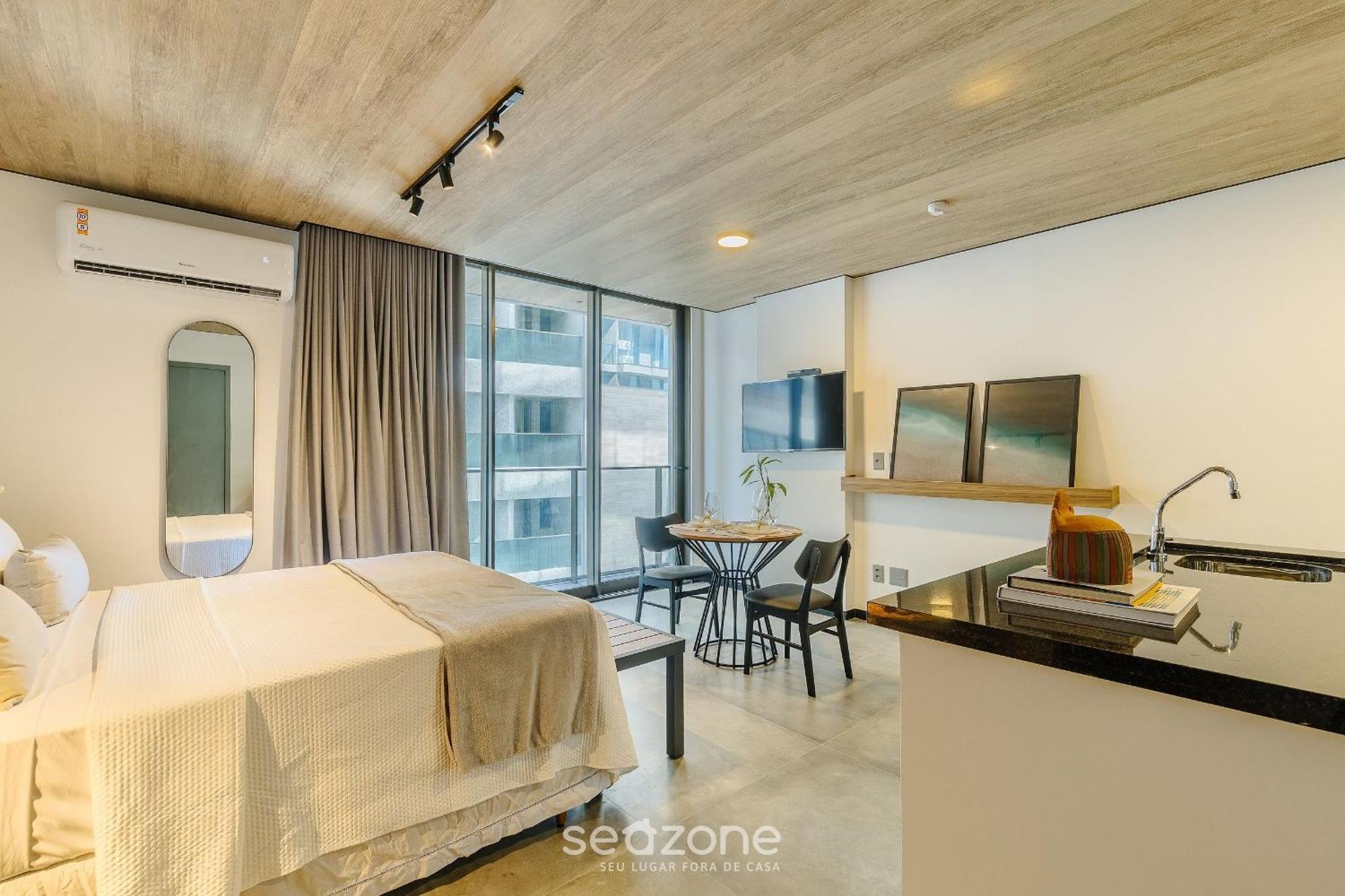 Nwts - Estudios Em Predio Com Vista Mar Apartamento *